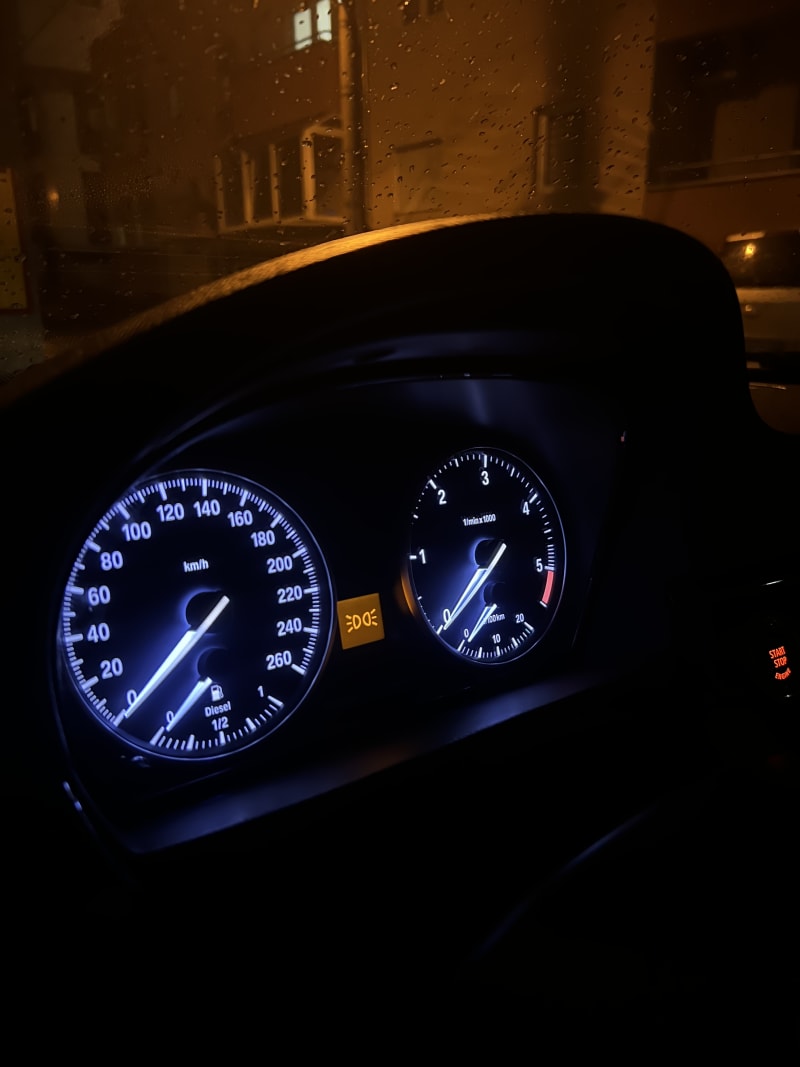 BMW E46 cluster – bijeli LED