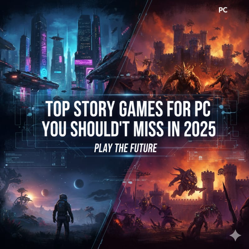 Top Story Games for PC You Shouldn’t Miss in 2025