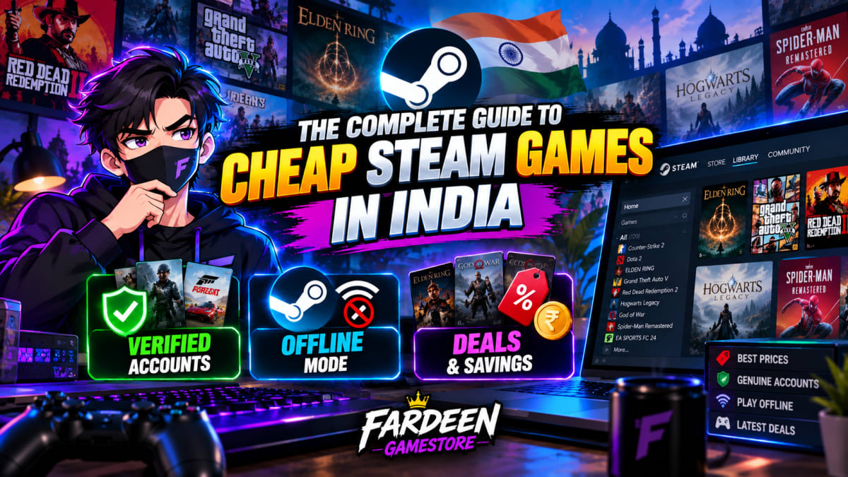 The Complete Guide to Cheap Steam Games in India: Verified Accounts, Offline Mode & Deals