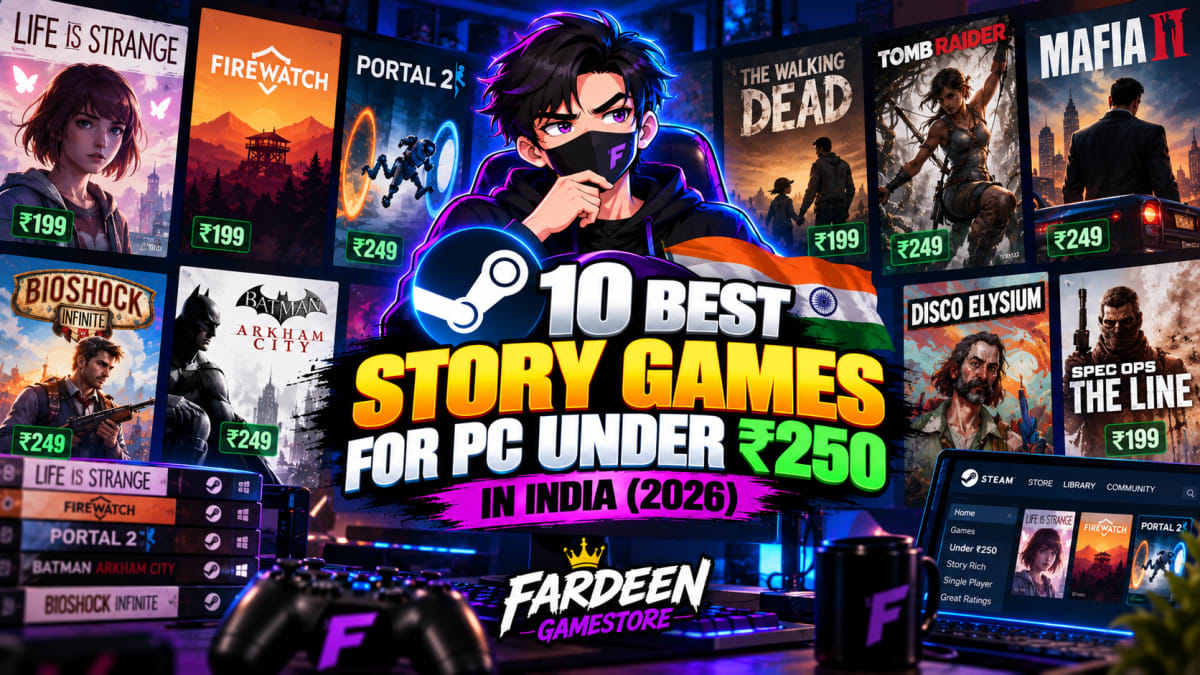 10 Great Story Games for PC You Can Play in India for Under ₹250