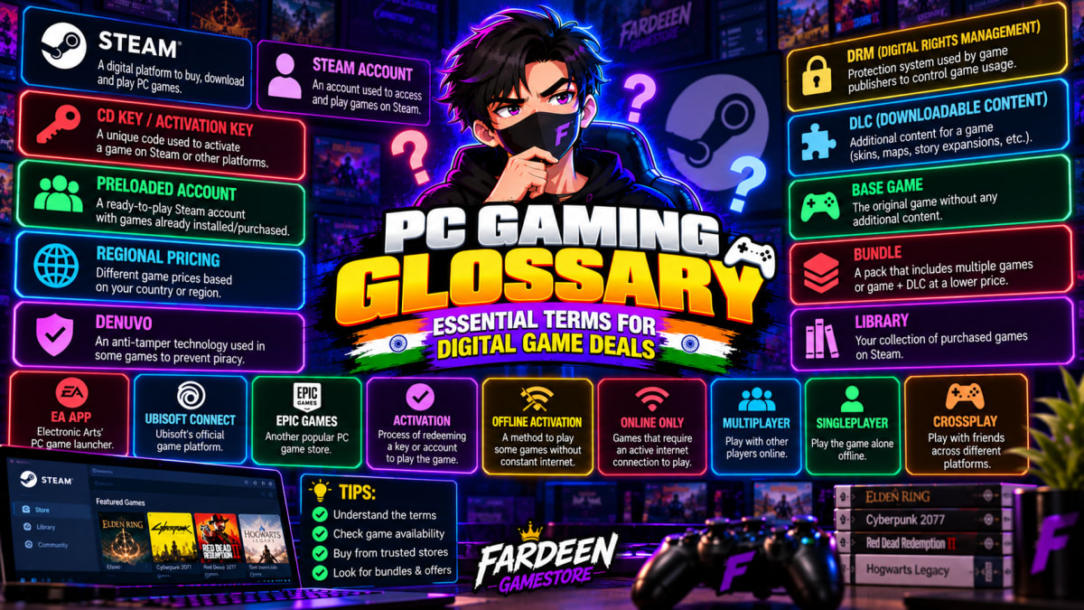 PC Gaming Glossary: Essential Terms for Digital Game Deals