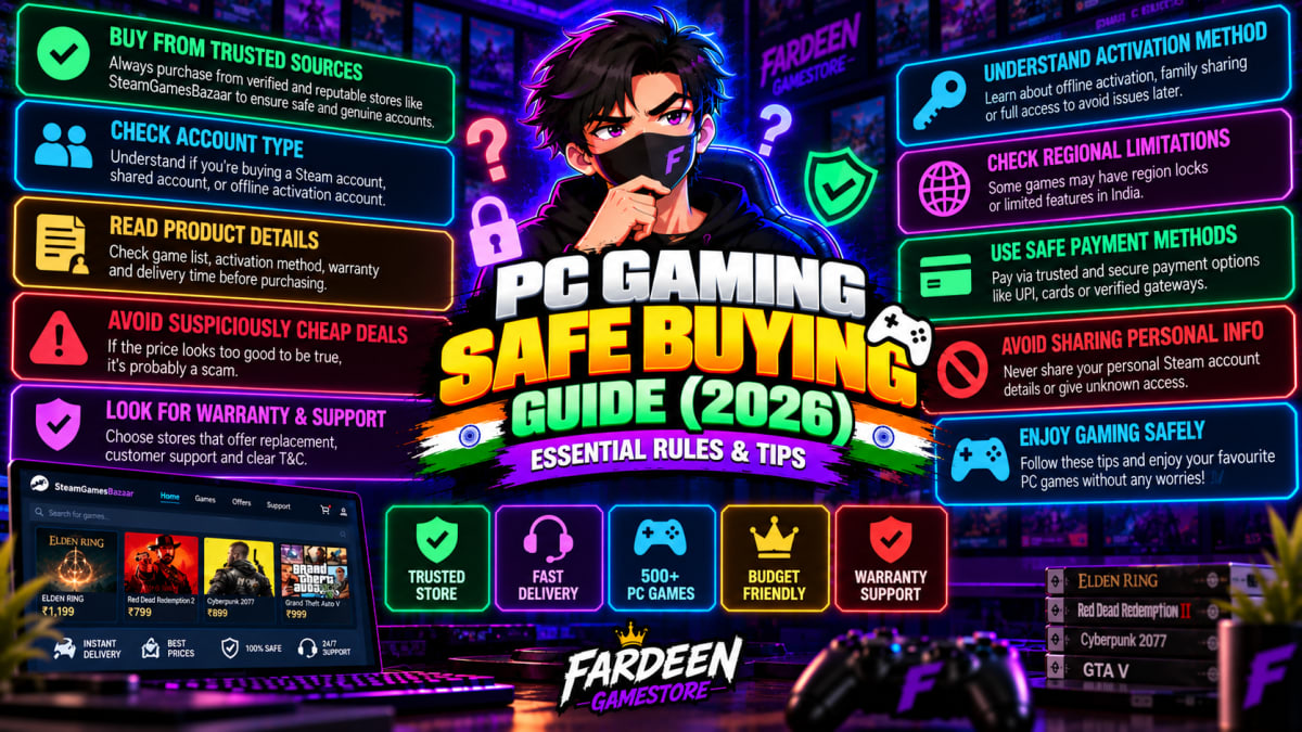 PC Gaming Safe Buying Guide: Essential Rules & Tips for 2026