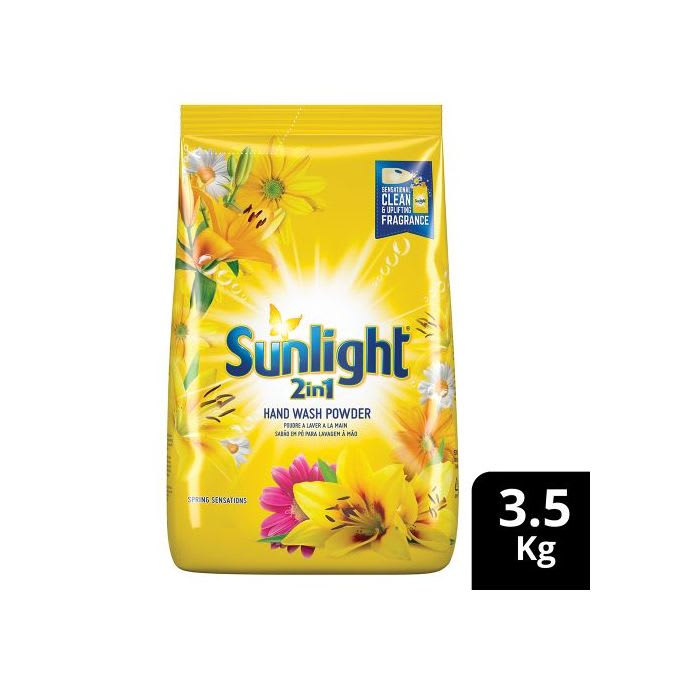 Sunlight 2 In 1 Hand Washing Powder Spring 3.5kg 1 Sunlight 2 In 1 Hand Washing Powder