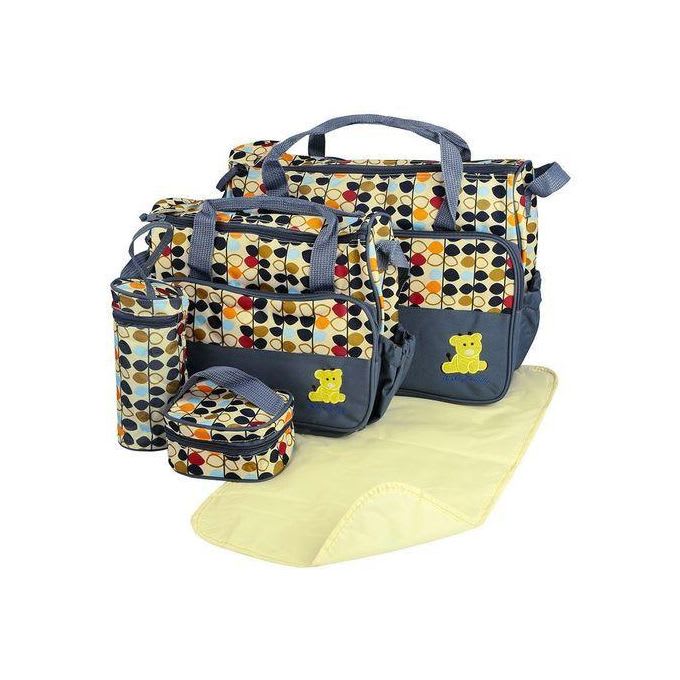 Bear Club Elegant New Design 5 In 1 Baby Diaper Bag 1 Bear Club Elegant New Design 5 In 1 Baby Diaper Bag