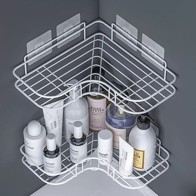 Bathroom Kitchen Corner Shelf 2 Bathroom Kitchen Corner Shelf - Image 2