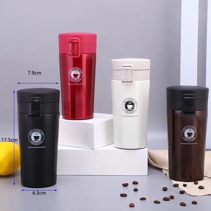 Thermos Cup Coffee Mug Home Office Travel 380ml 9 Thermos Cup Coffee Mug Home Office Travel 380ml - Image 9