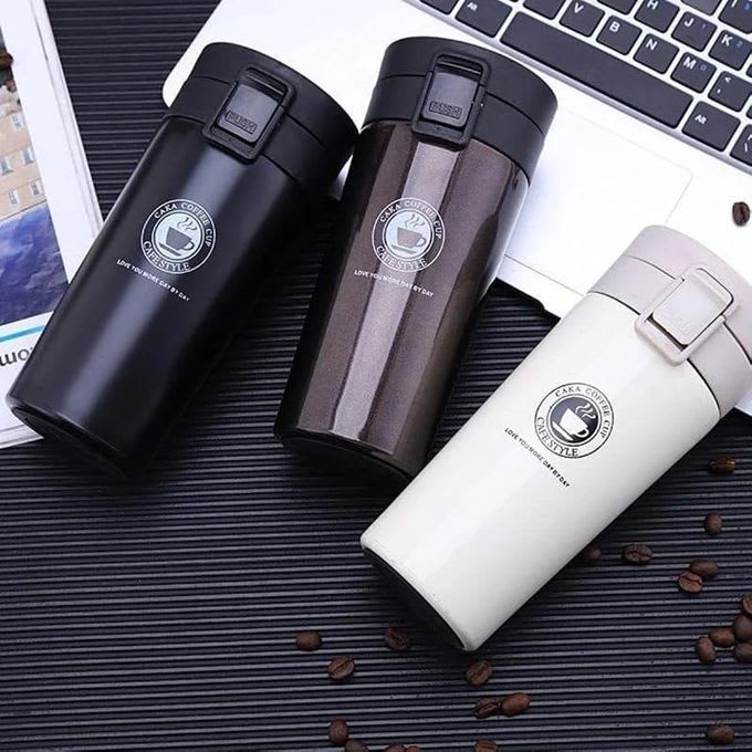 Thermos Cup Coffee Mug Home Office Travel 380ml 4 Thermos Cup Coffee Mug Home Office Travel 380ml - Image 4