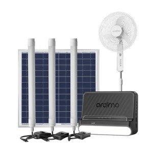 oraimo PowerSolar 76 15W Solar Home Power System with A Fan