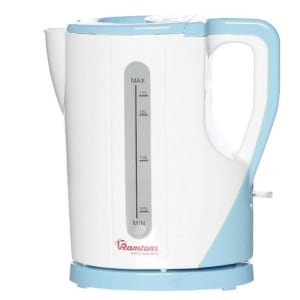 Ramtons RM/325- Cordless Kettle Aqua 1.7 Lts - White & Blue