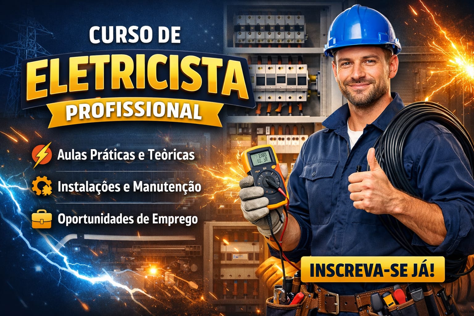 CURSO DE ELETRICISTA PROFISSIONAL