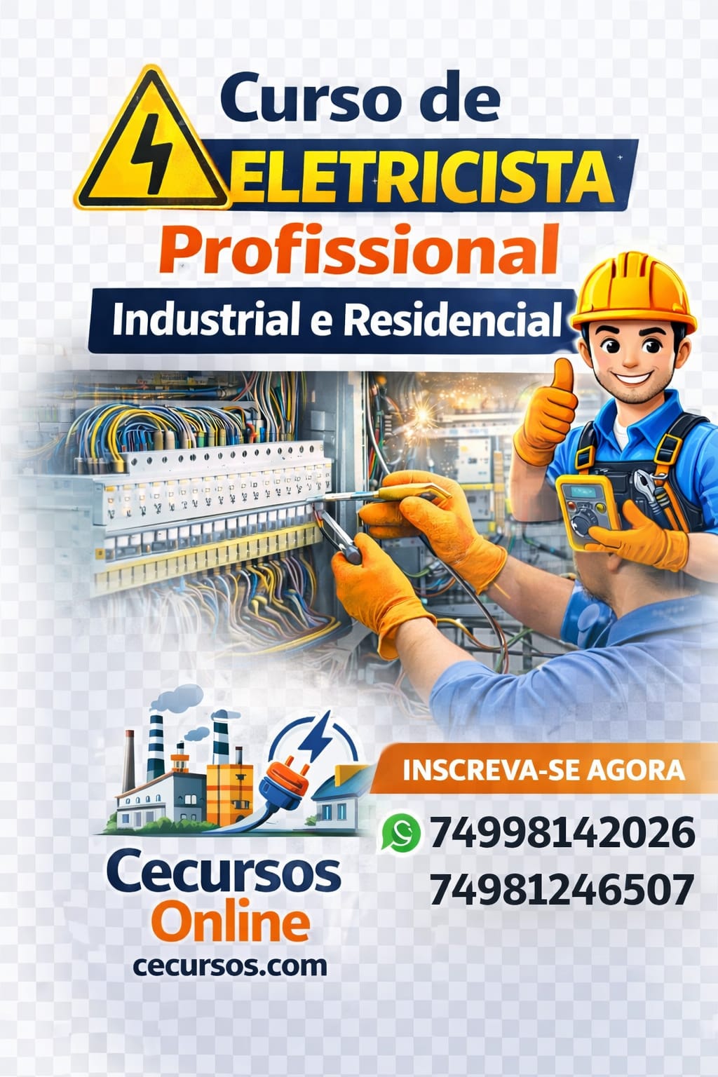 SUPER PROMOÇÃO PARA CURSO DE ELETRICISTA 890,00.