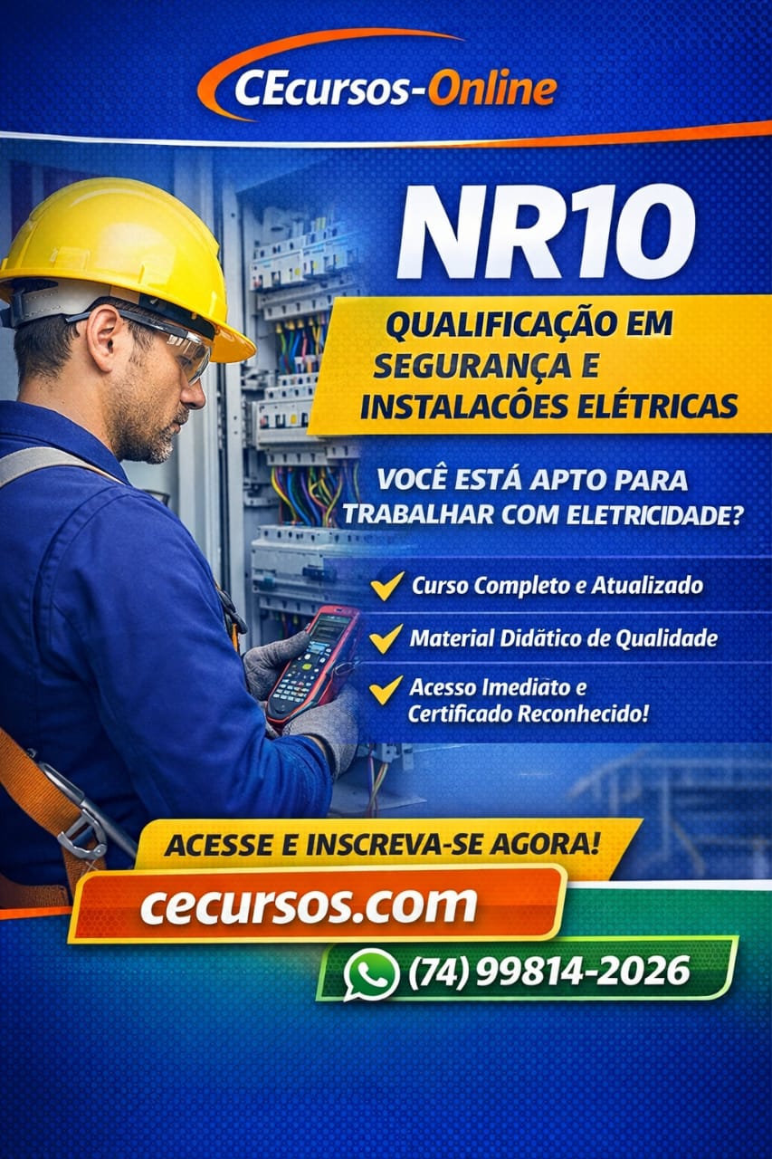 PROMOÇÃO - NR-10 BASICO R$100,00