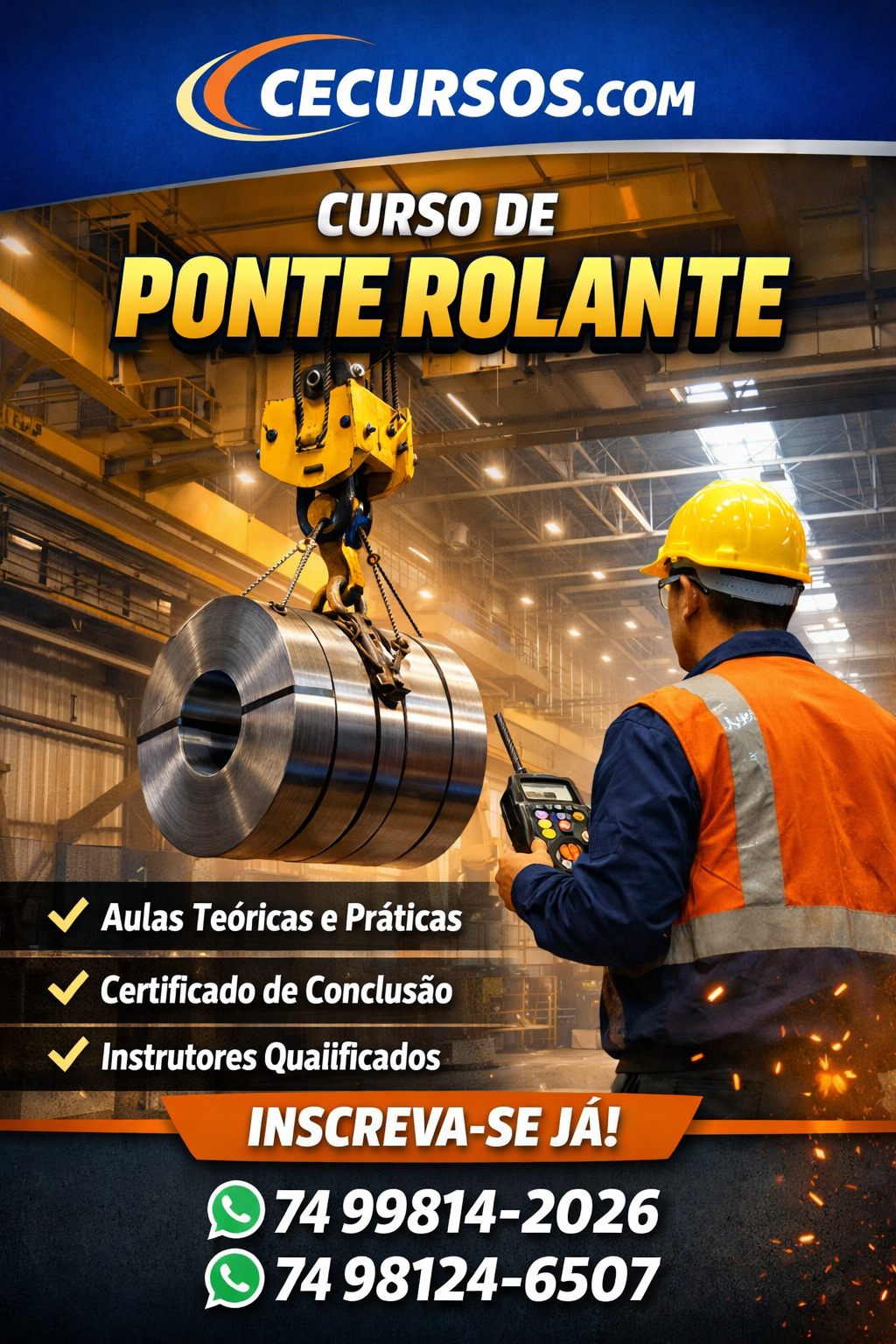 ✔ NR-11Ponte Rolante