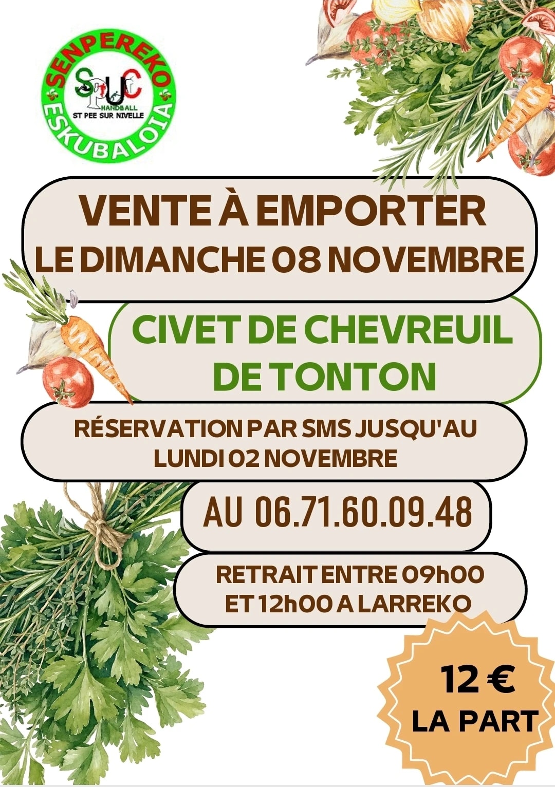Civet de chevreuil de "Tonton"