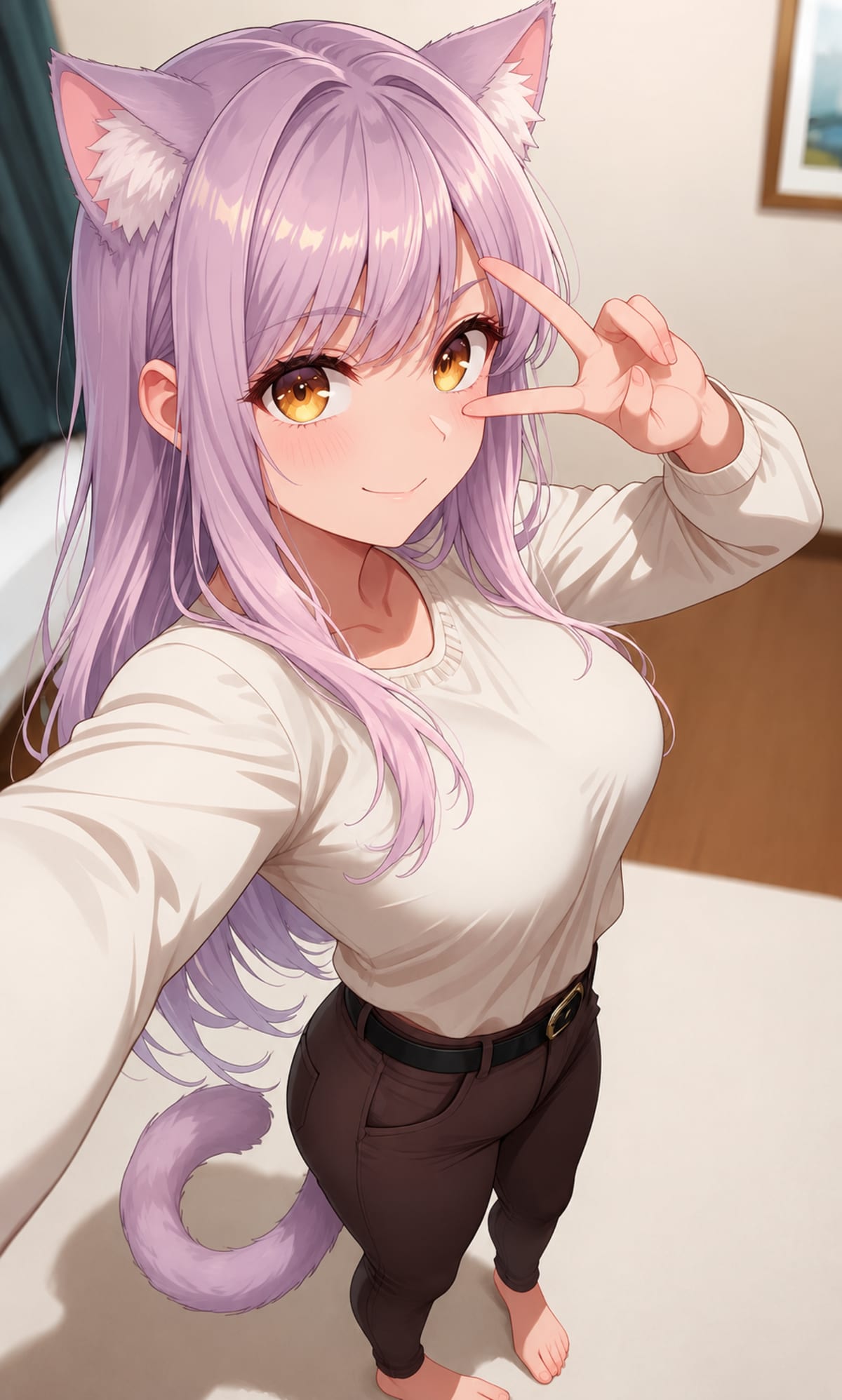 NekoVelvet original anime cat girl mood