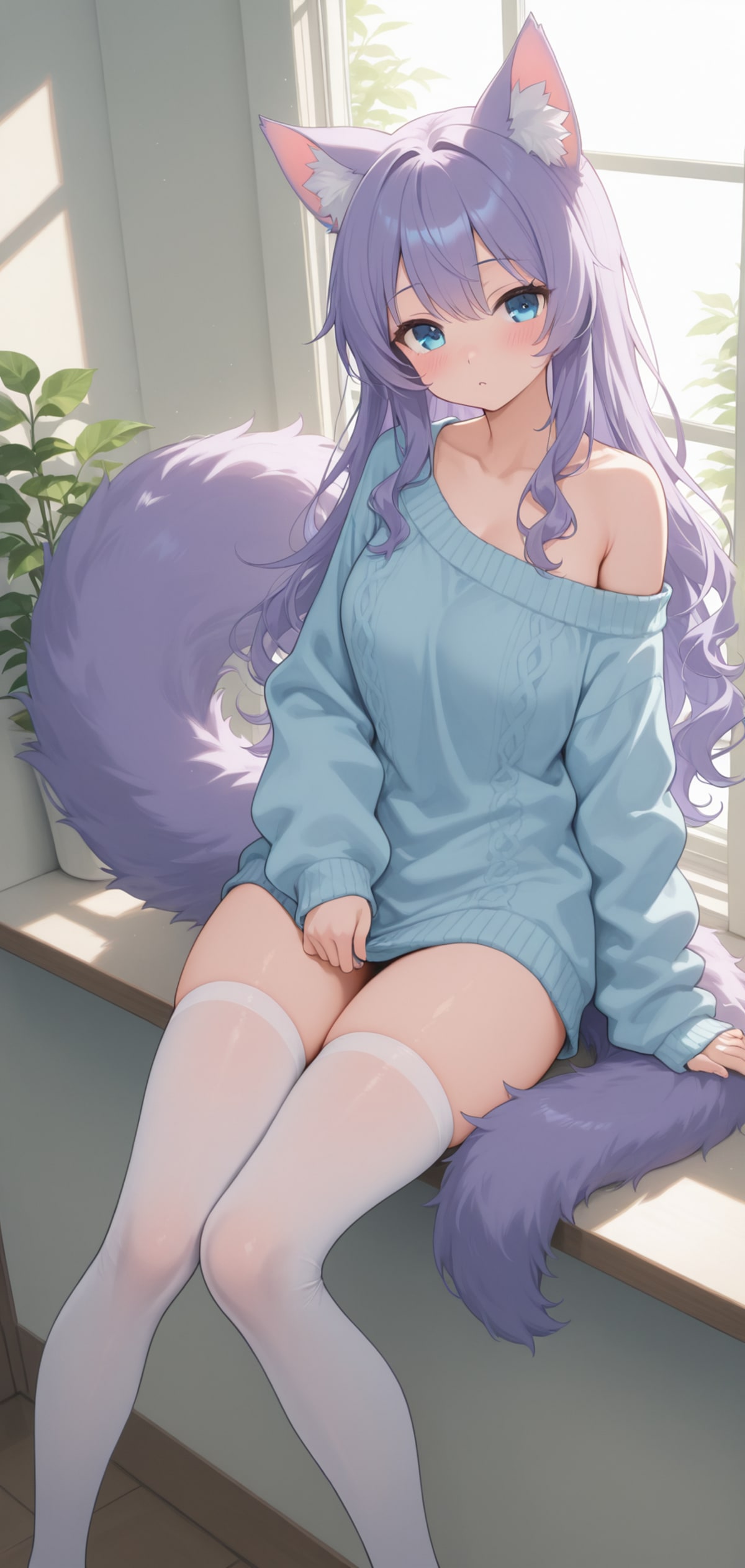 NekoVelvet original anime cat girl mood