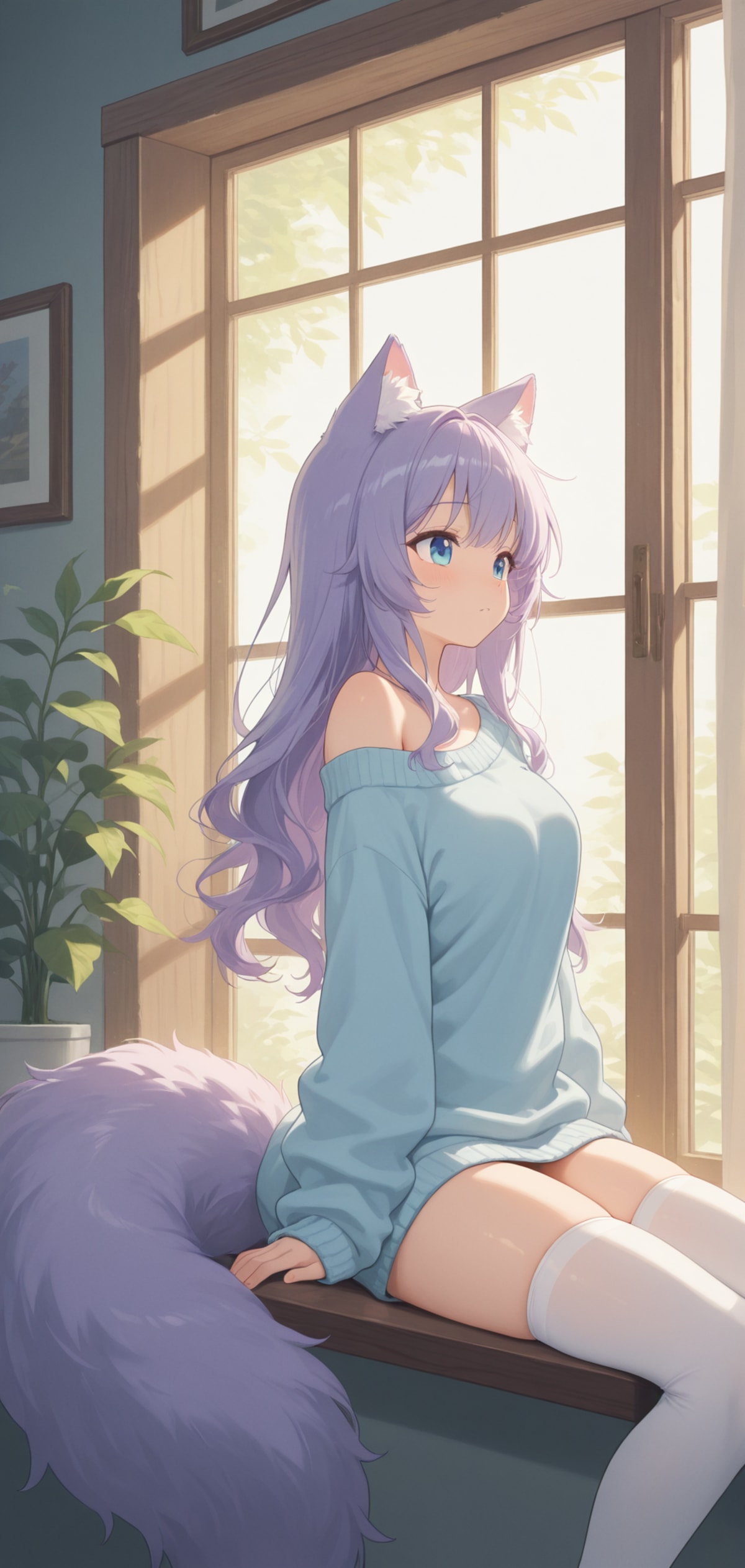 NekoVelvet original anime cat girl mood