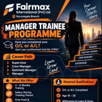 Training Marketing Manager in Kurunegala