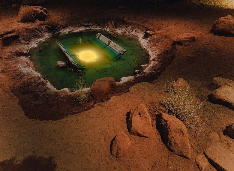 Courtesy of The Royal Commission of AlUla. Bianca Bondi and Guillaume Boissé - AlUla Arts Festival