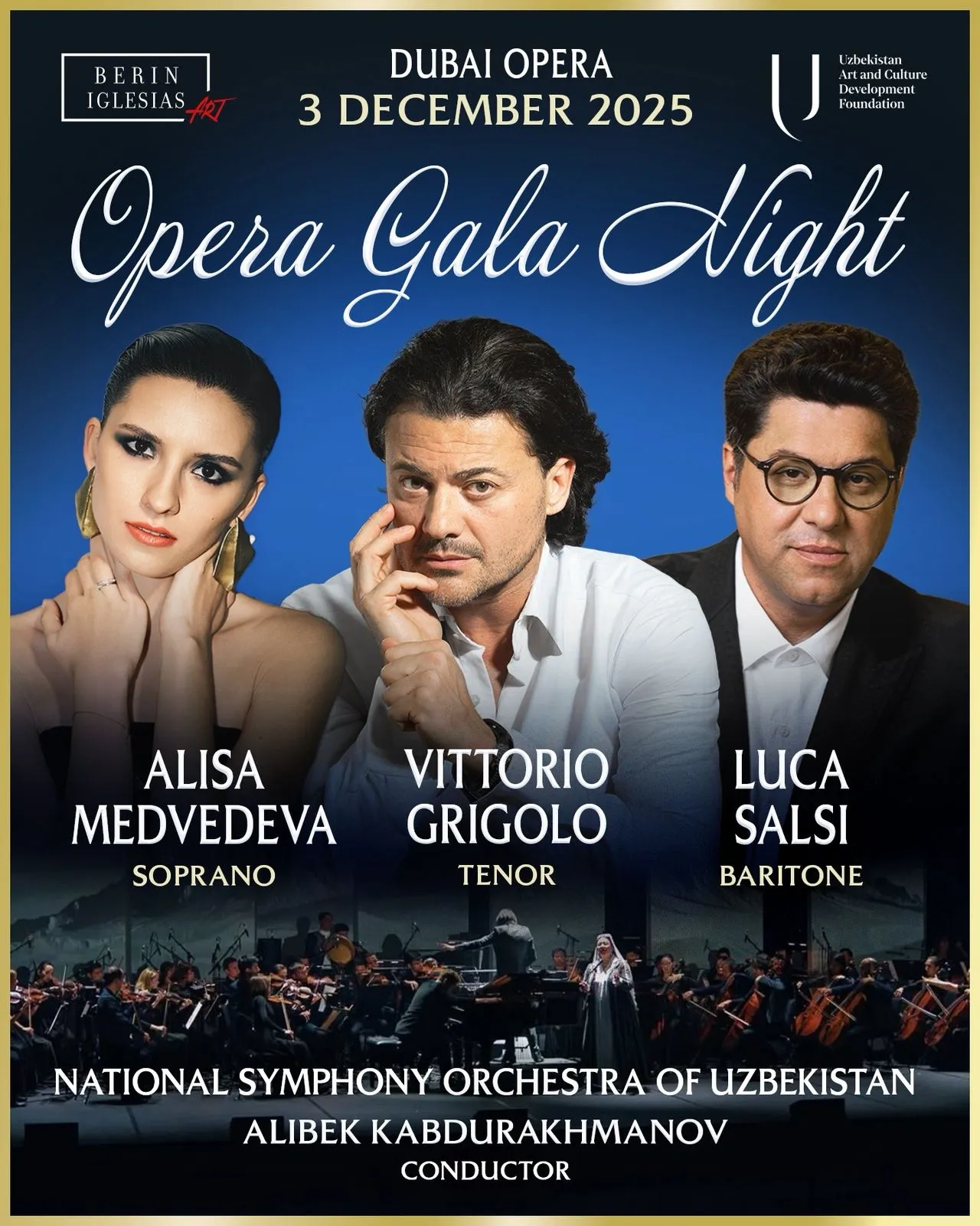 Celebrate a magical Christmas evening at Dubai Opera with great Opera Stars