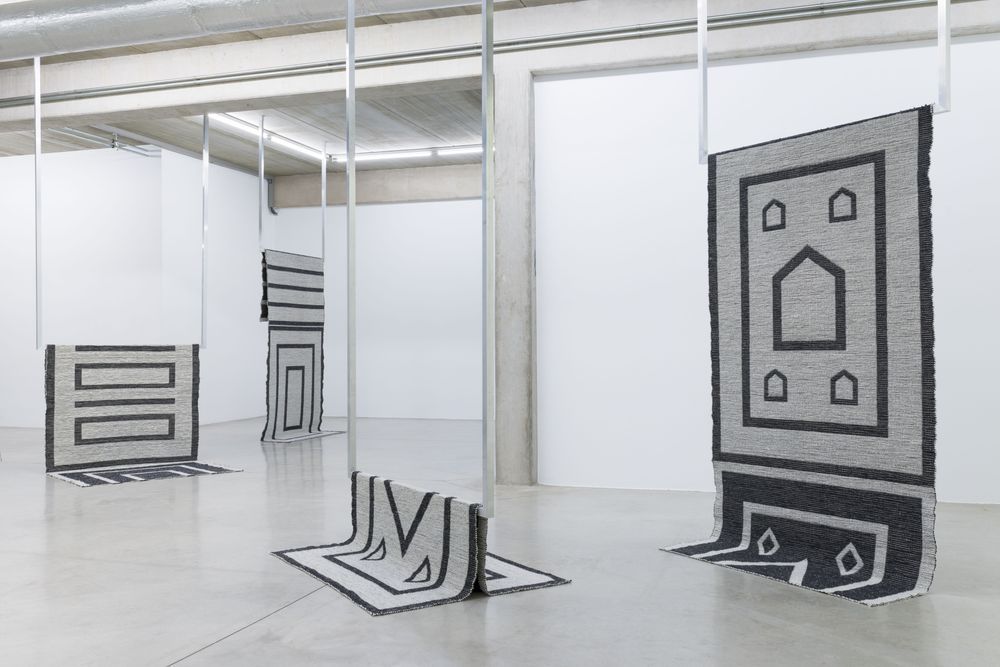 Kristina Benjocki, Tableaux VI-VII, La Composition, 2022 — Sharjah Biennial 17