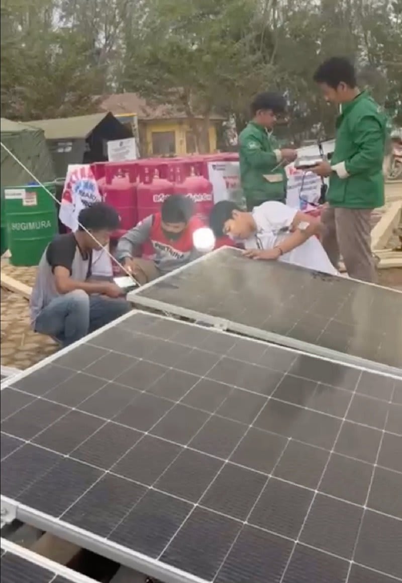 Pertamina Pasang Pembangkit Listrik Tenaga Surya Di Aceh Tamiang