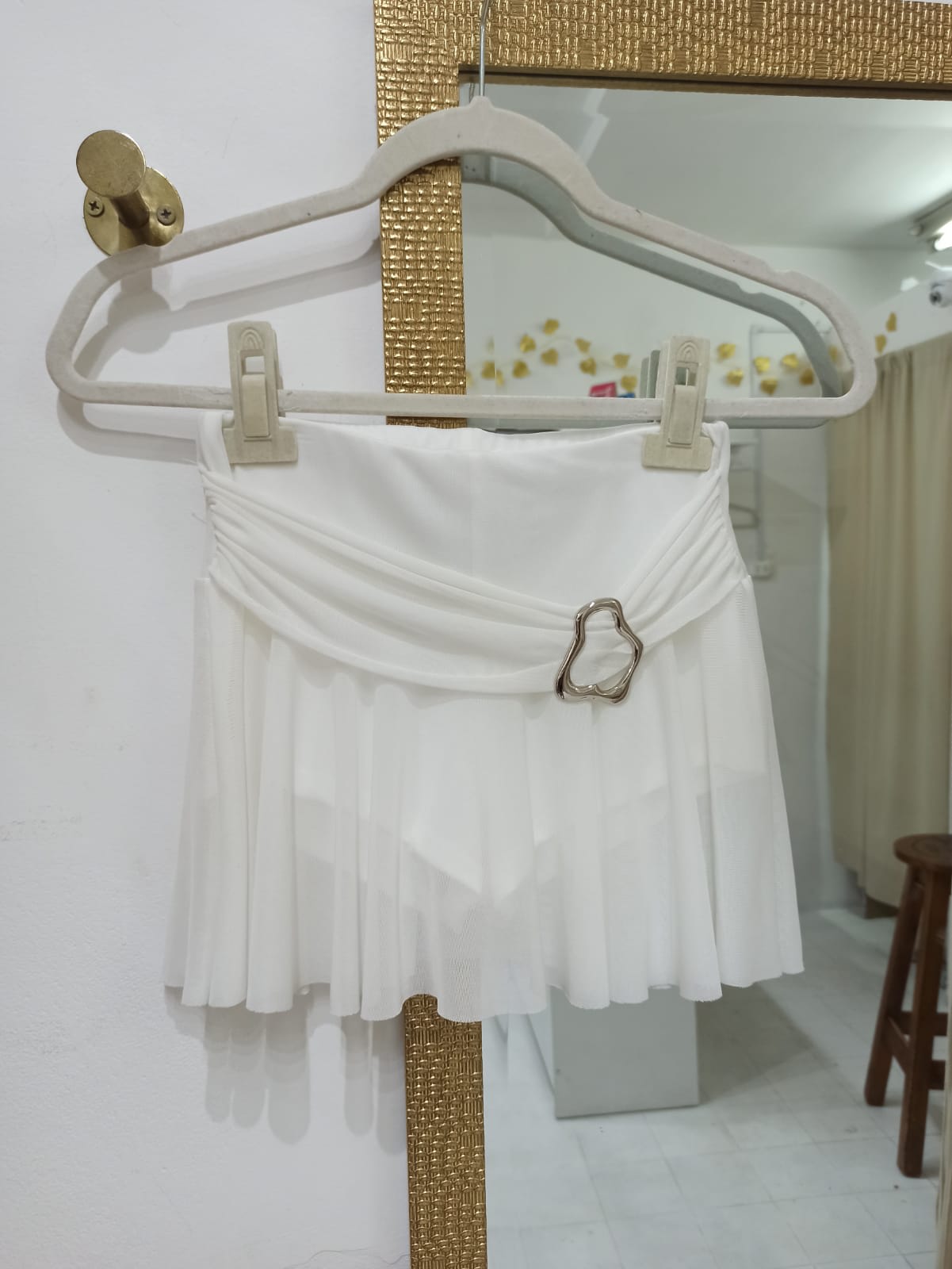 Short Pollera tul con hebilla miniatura 3