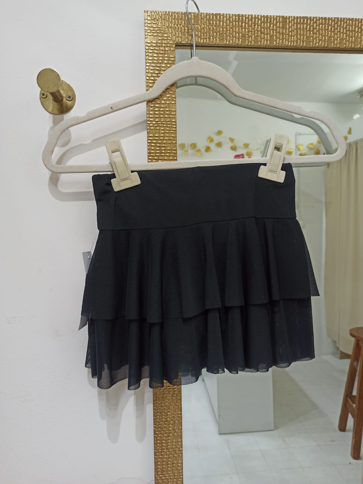 pollera de tul con short