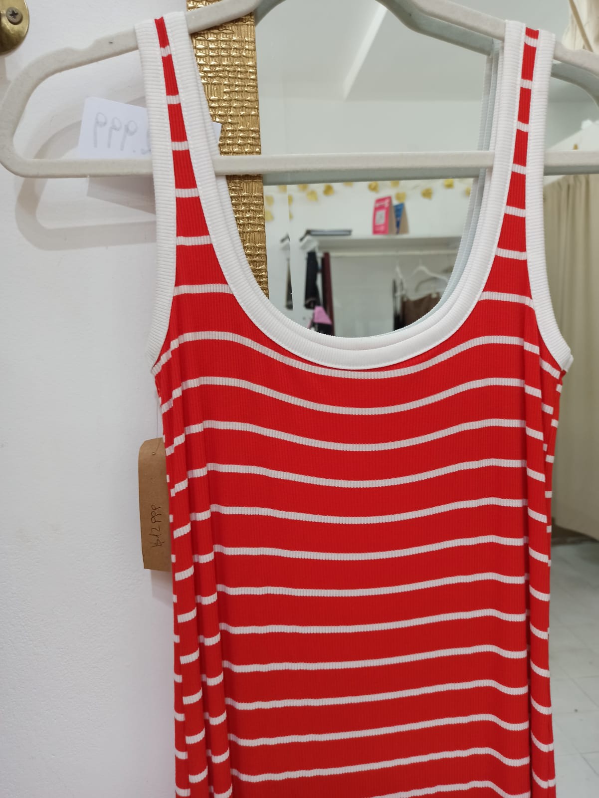 Vestido rayado miniatura 2