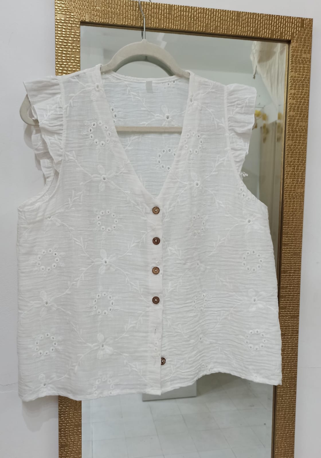 Blusa lino grueso