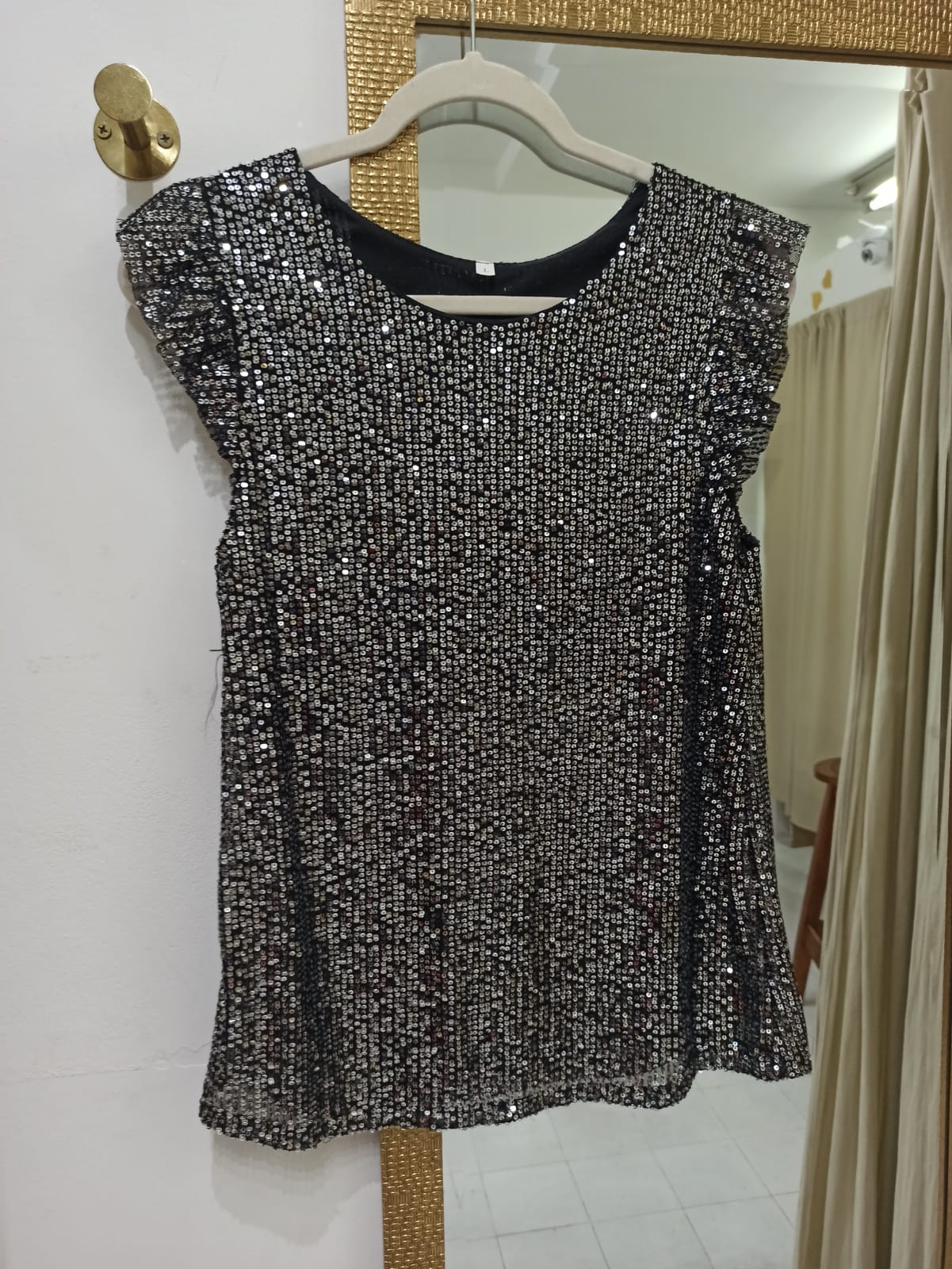 Musculosa Lentejuelas vestir