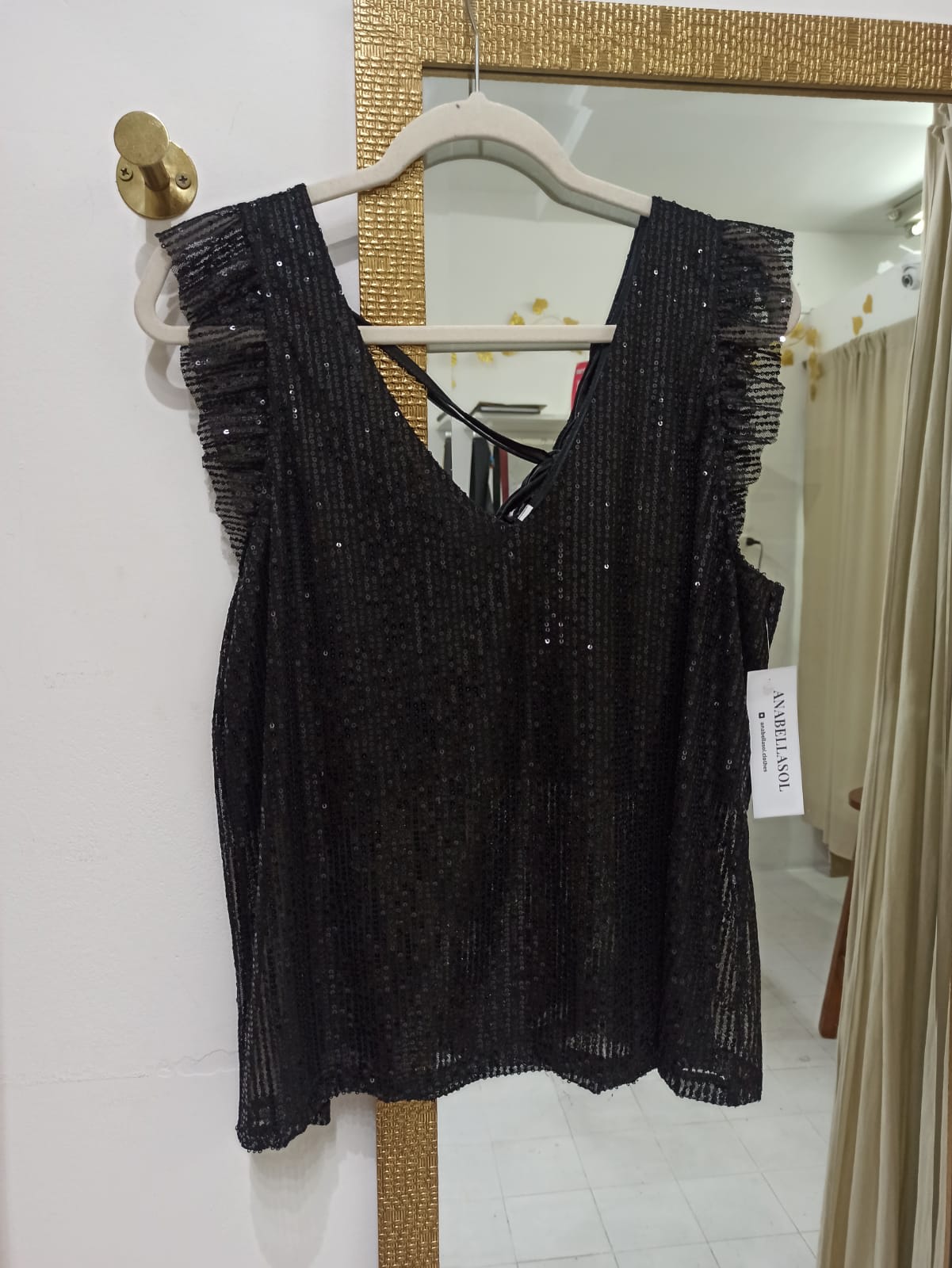 Musculosa Lentejuelas vestir miniatura 3