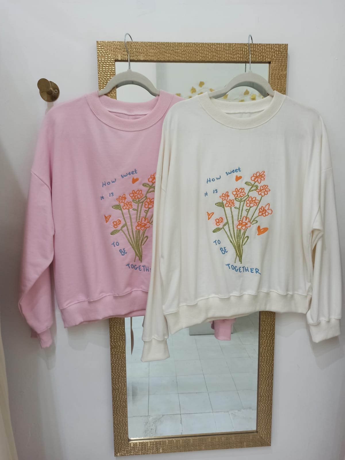 Buzo Bordado flores miniatura 2