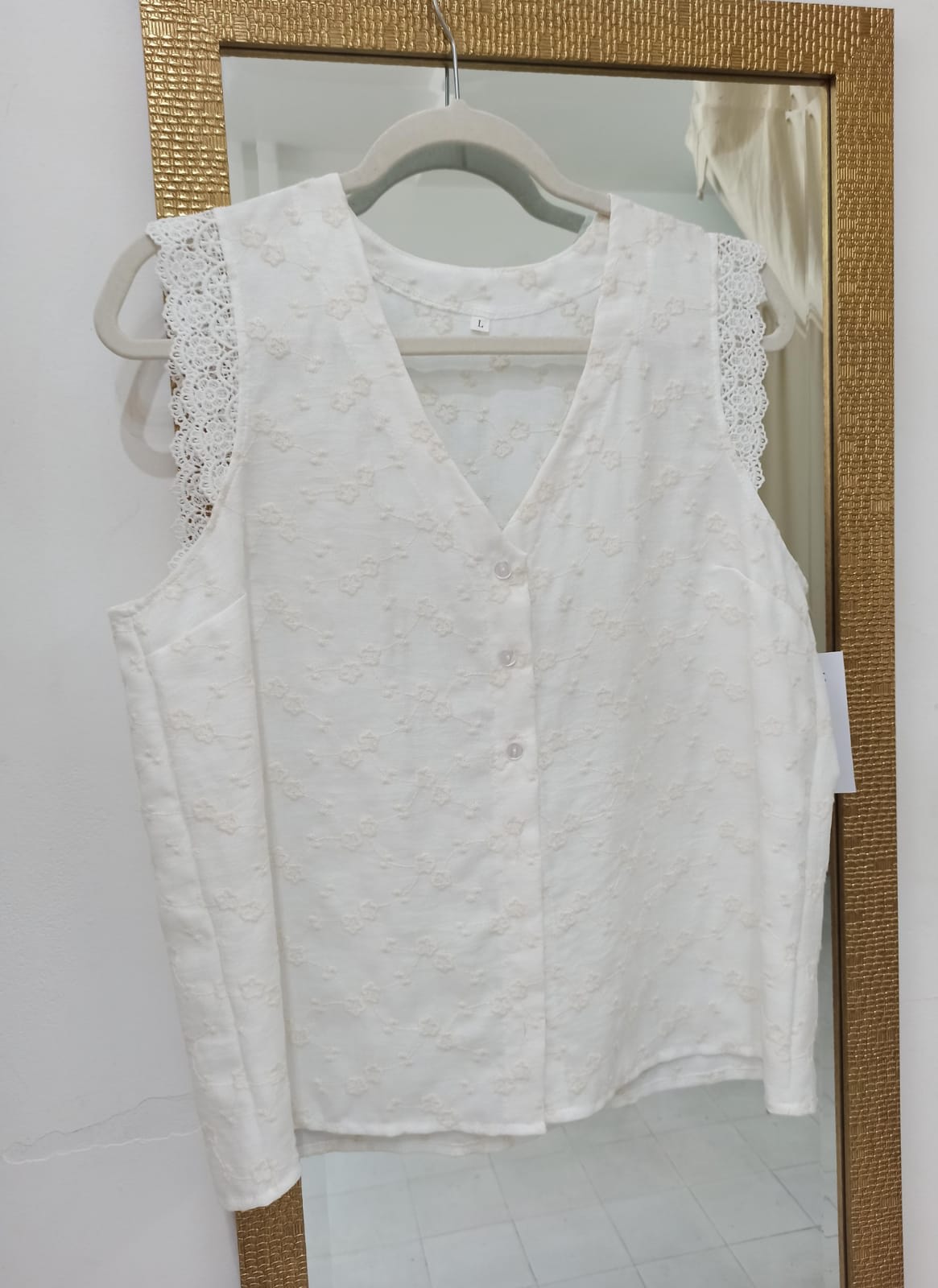 Blusa Broderi flor