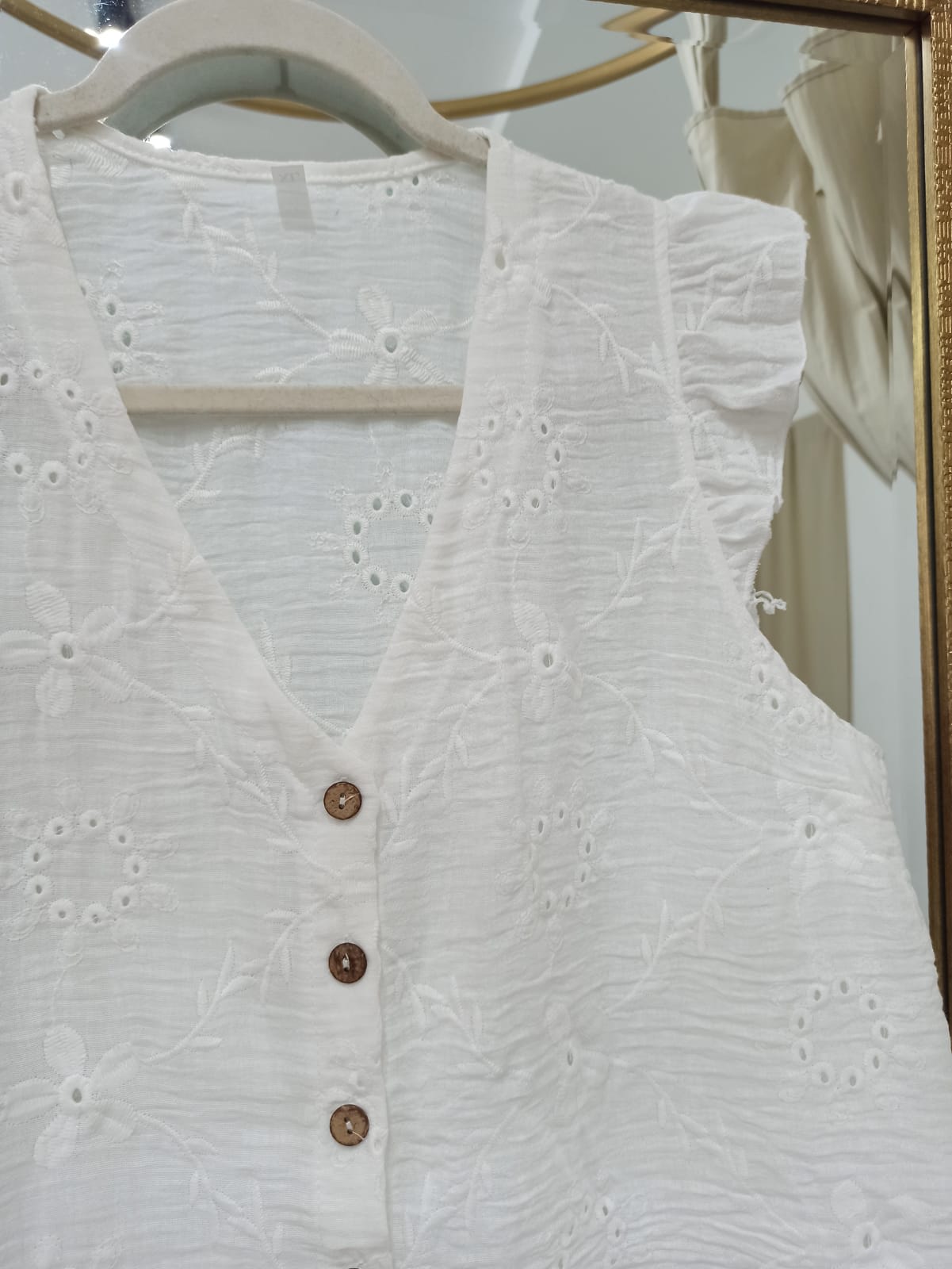 Blusa lino grueso miniatura 2