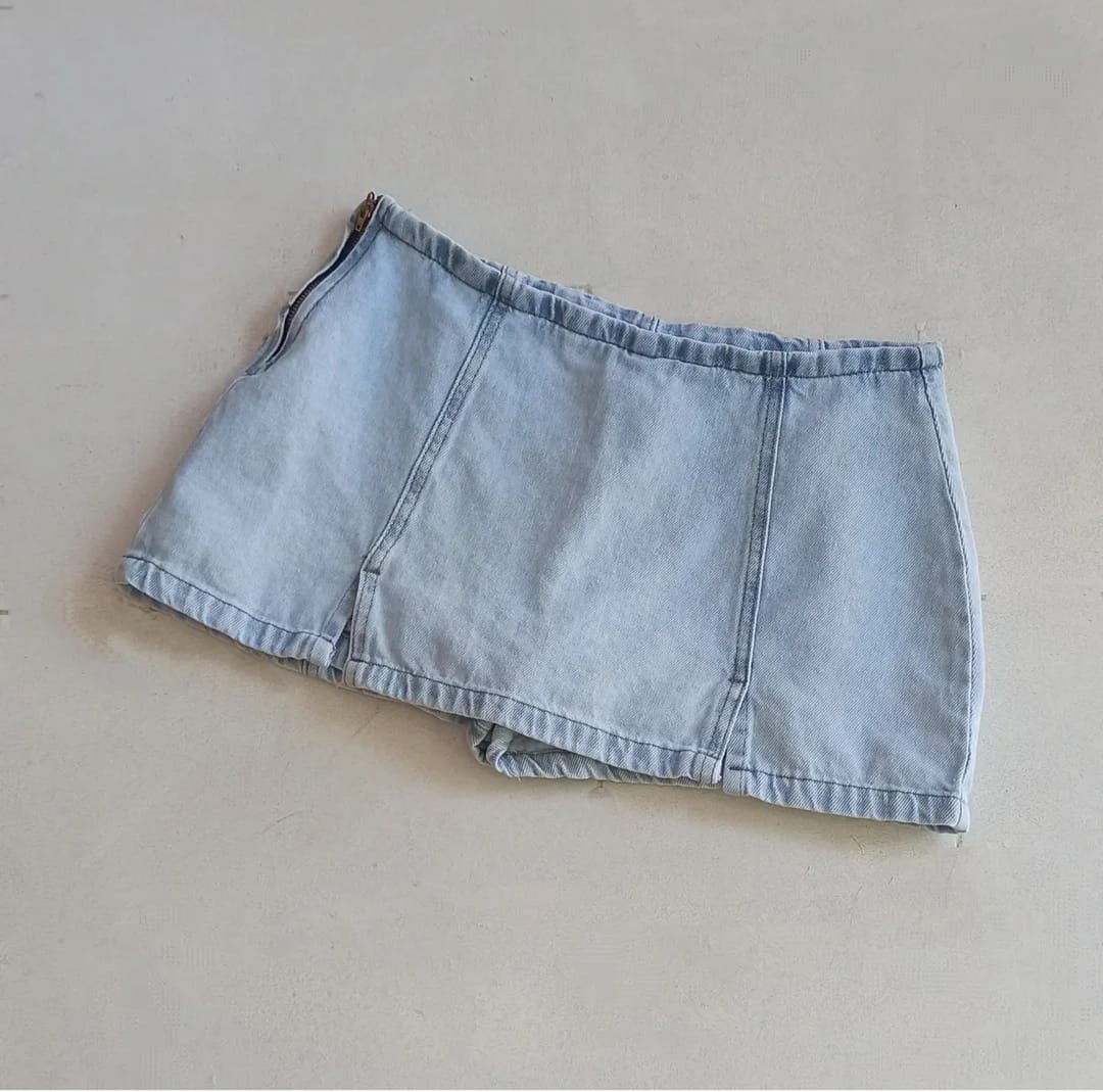 Short Pollera Tiro Bajo