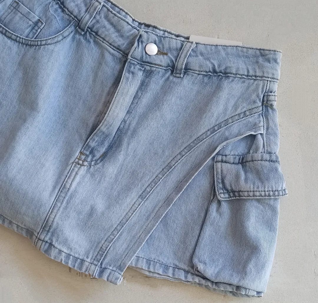 Short Pollera Cruzado Bolsillo miniatura 2