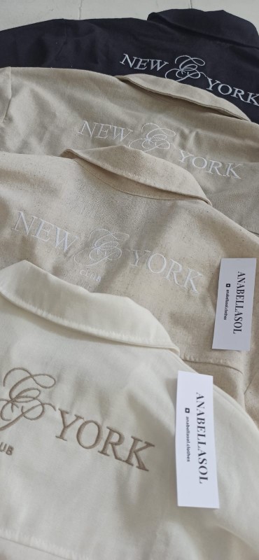 Camisa Bordada NYC