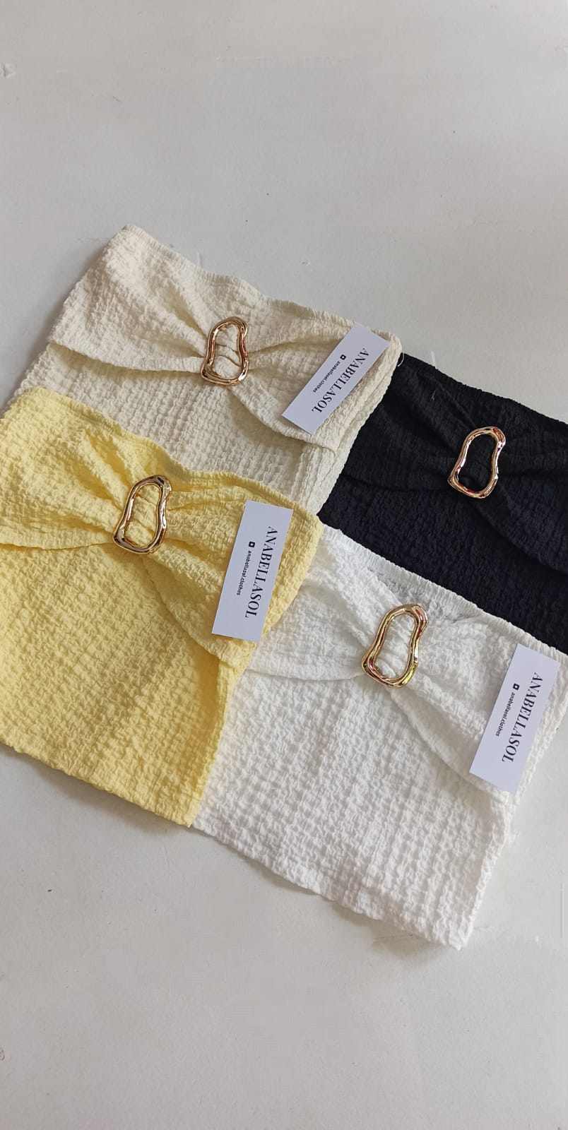 Top strapless Bambula Hebilla SALE