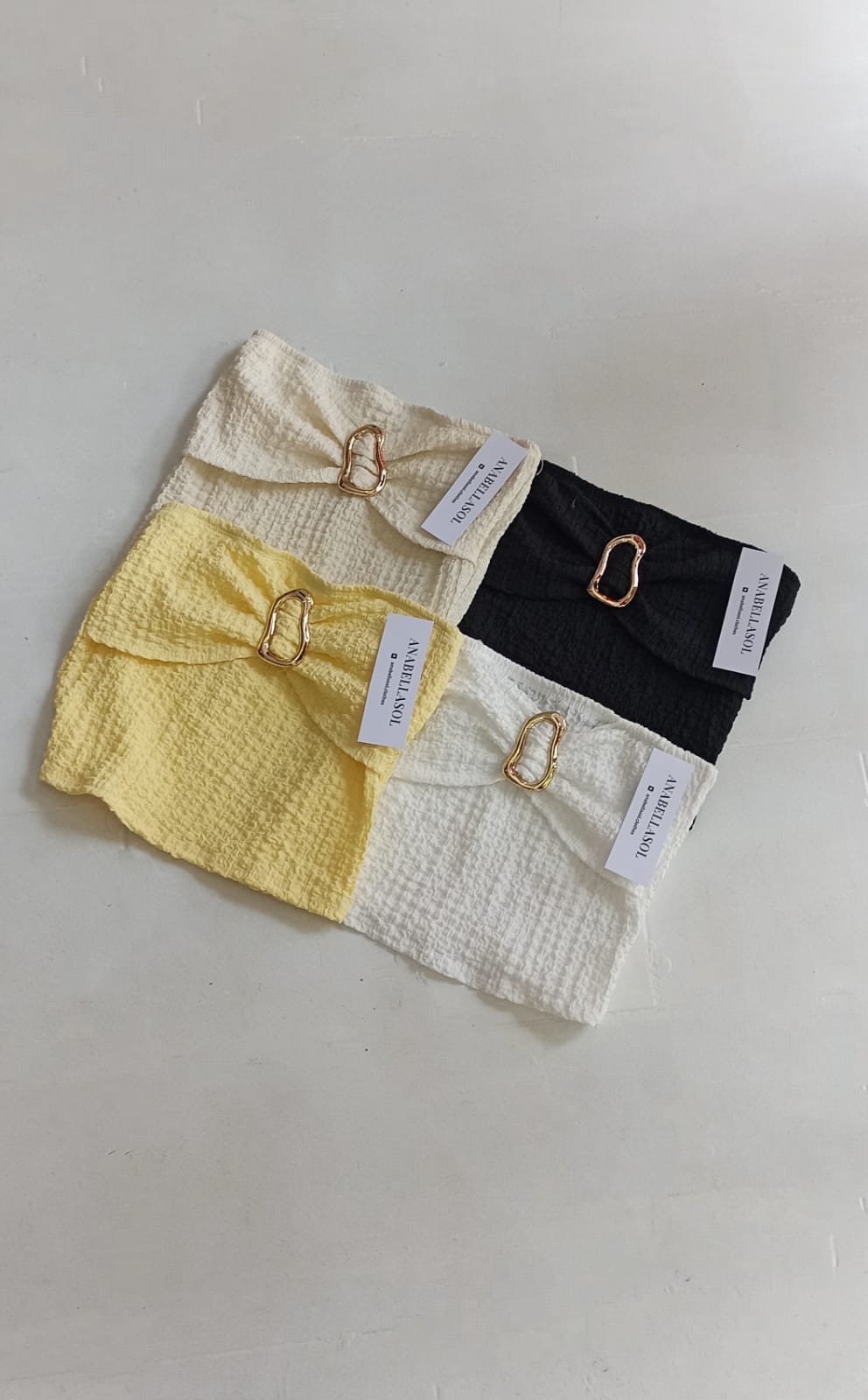 Top strapless Bambula Hebilla SALE miniatura 2