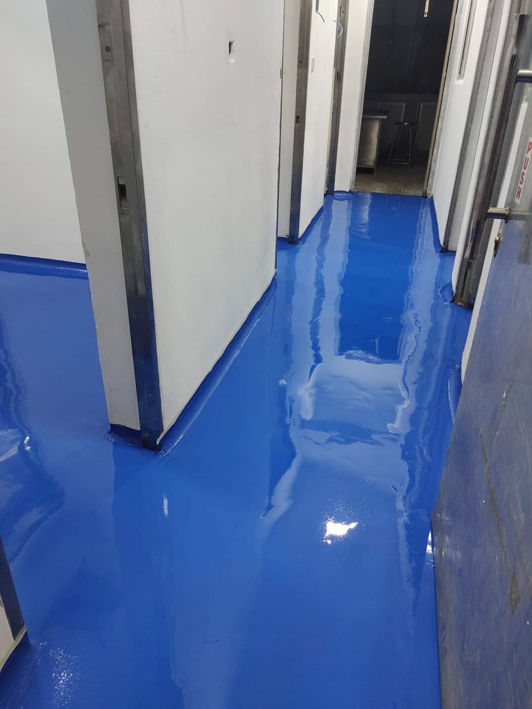 Completed epoxy floor installation by ABA Eagle Enterprise in Abeokuta, Ogun State