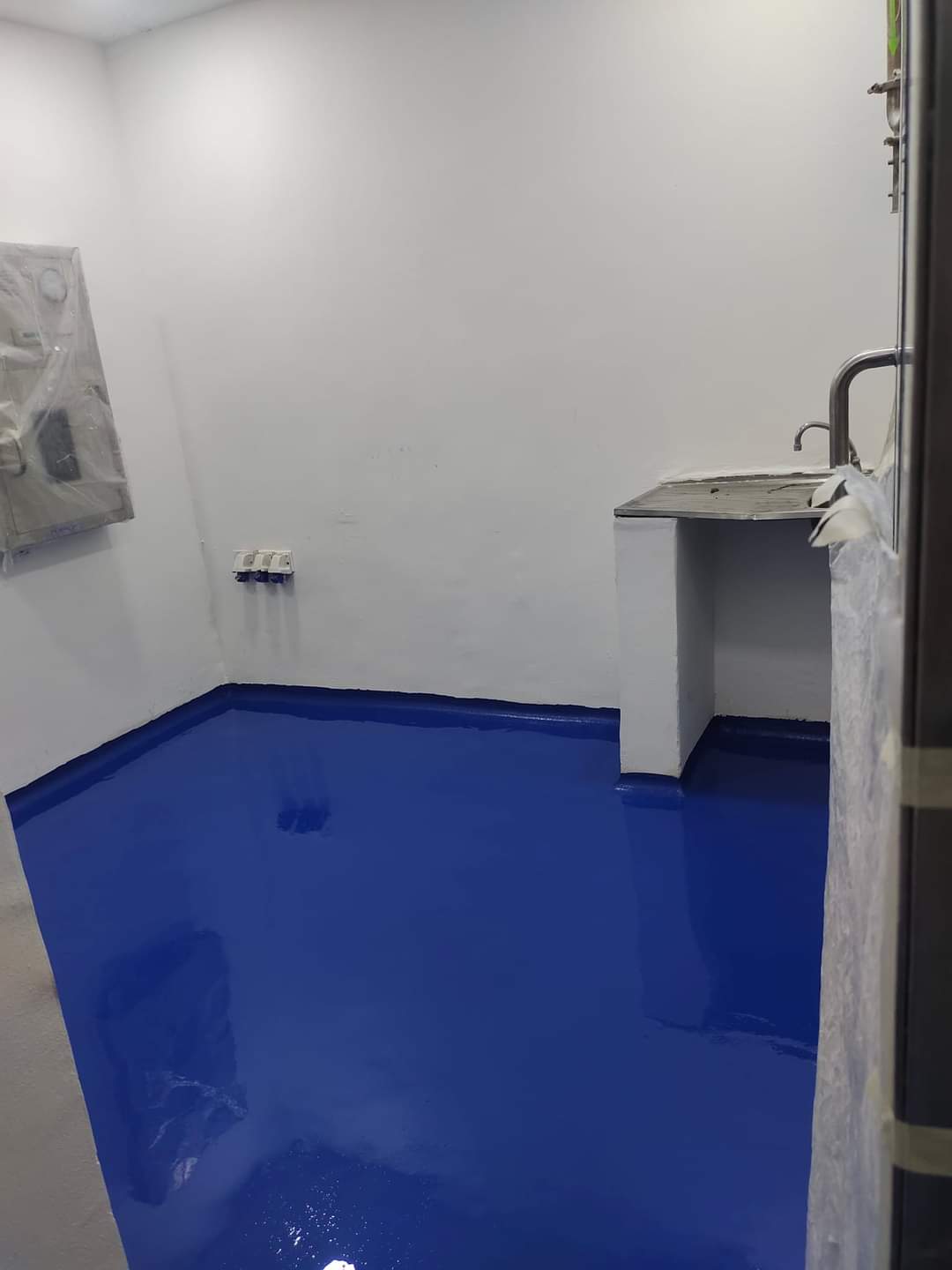 Completed epoxy floor installation by ABA Eagle Enterprise in Abeokuta, Ogun State