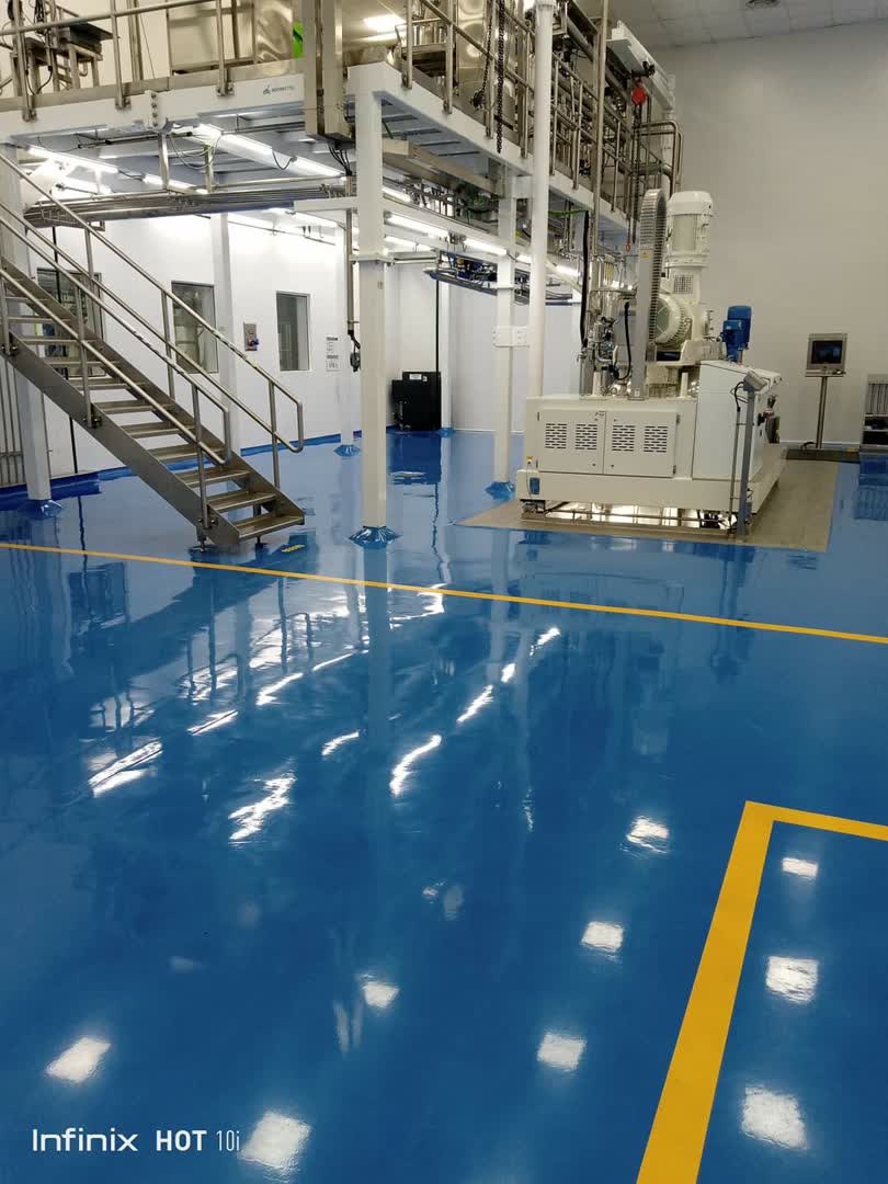 Completed epoxy floor installation by ABA Eagle Enterprise in Abeokuta, Ogun State