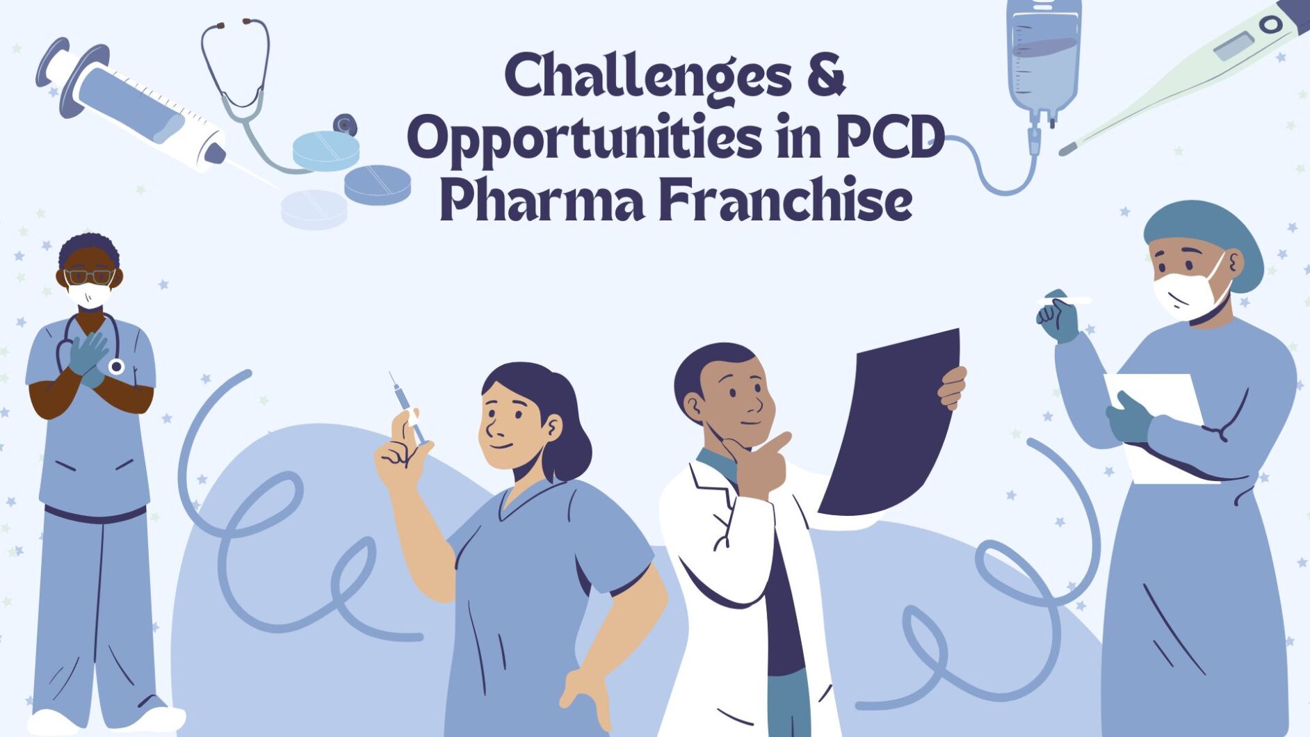 a man and woman in medical uniforms