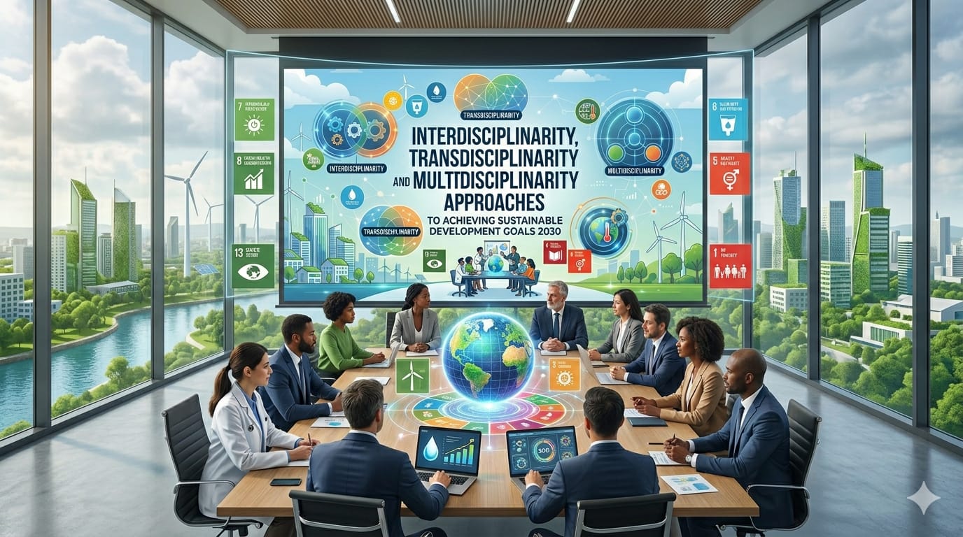 Interdisciplinary, transdisciplinary and multidisciplinary pathways to achieving the Sustainable Development Goals (SDGs) by 2030