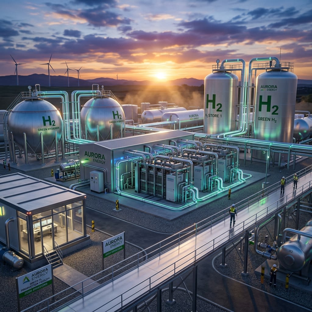High-Tech Green Hydrogen Facility
