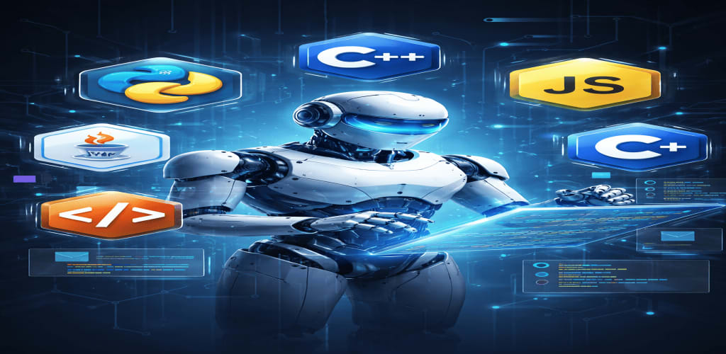 ما هي اللغات المستخدمة في برمجة الروبوت ؟ - ENGVICE