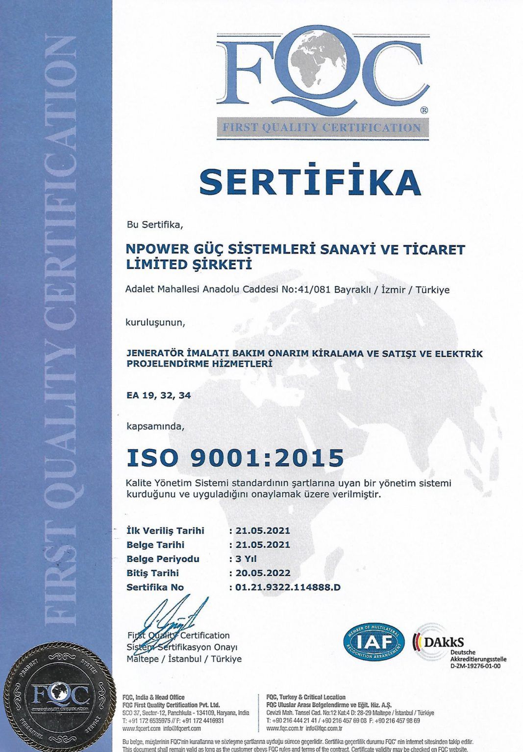ISO 9001:2015