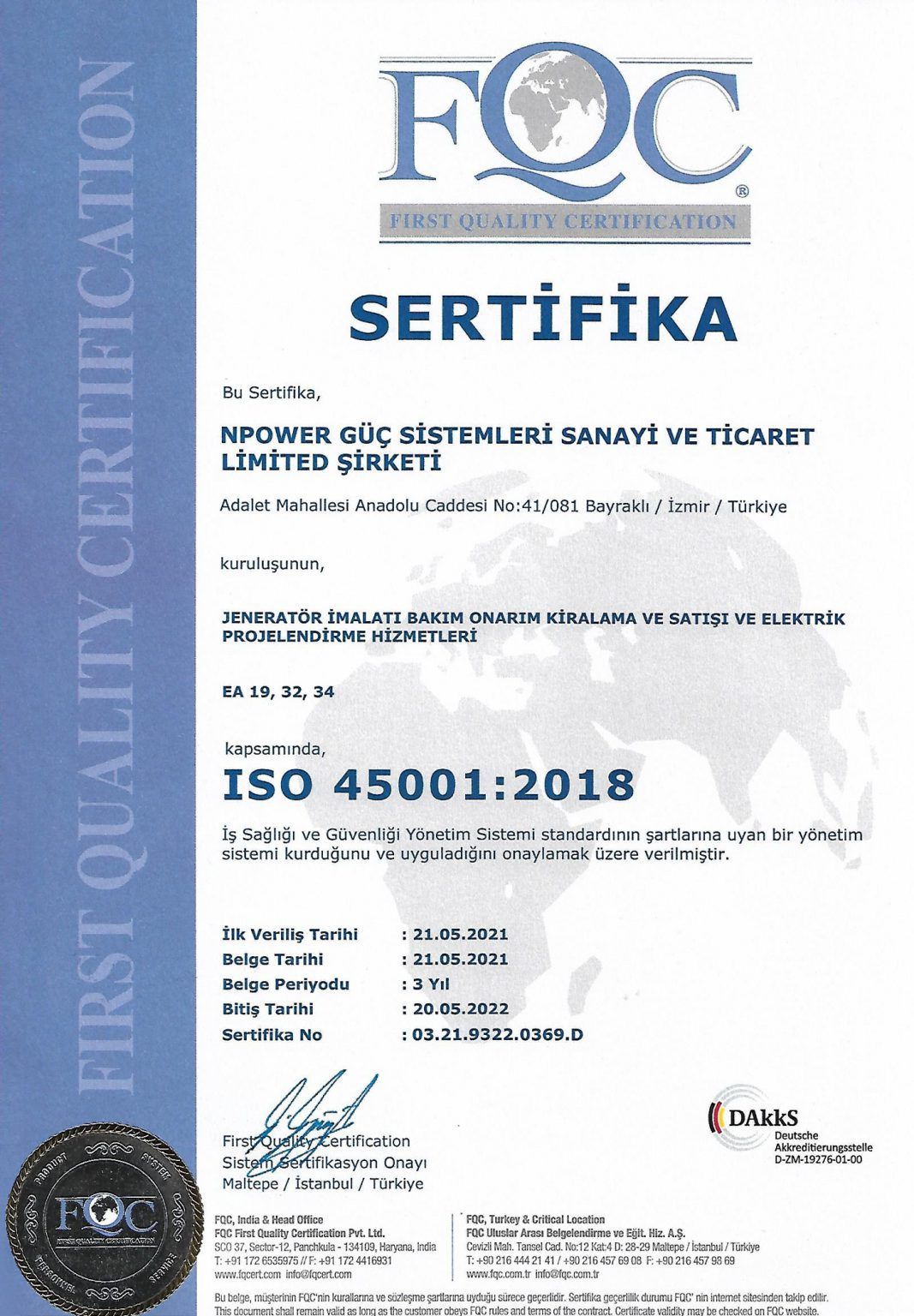 ISO 45001:2018
