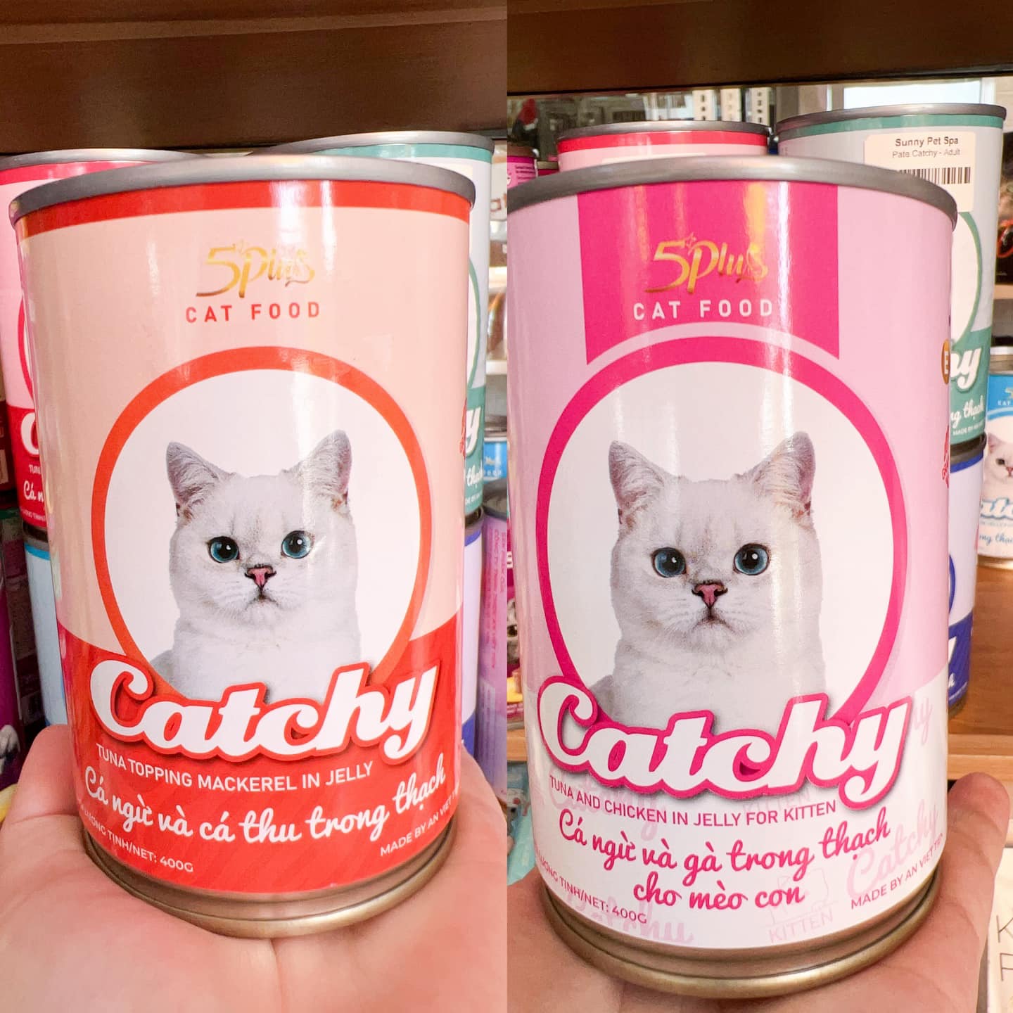 Pate Mèo Catchy Nhiều Vị Lon 400g